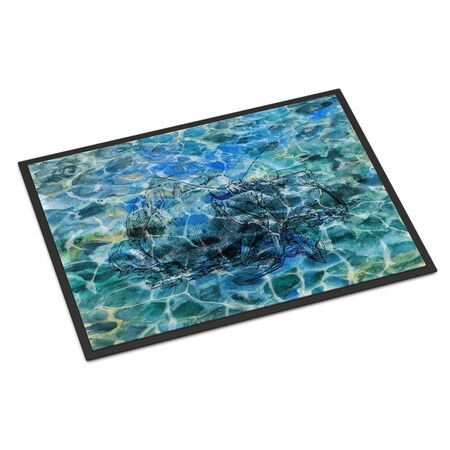 Carolines Treasures 24 x 36 in. Hermit Crab Under water Indoor or Outdoor Mat BB5361JMAT